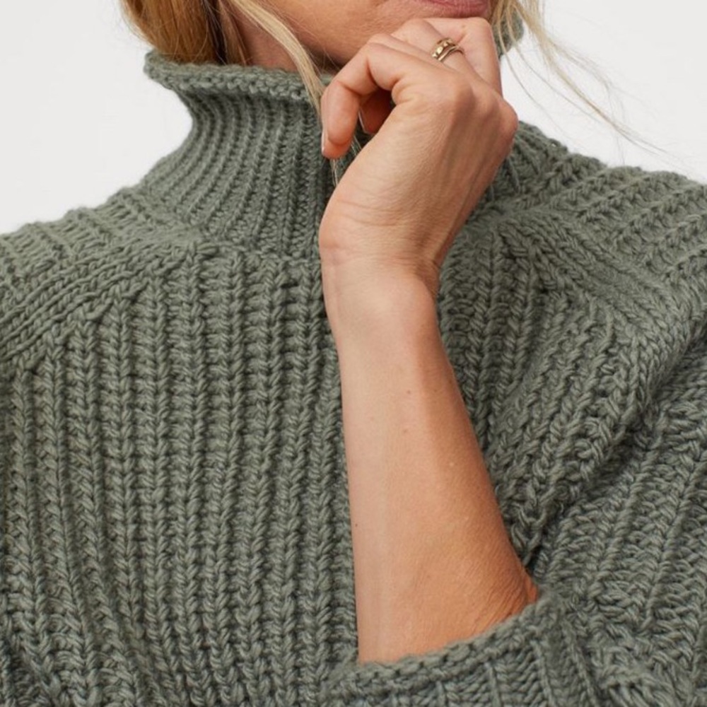 Knit Turtleneck Sweater
